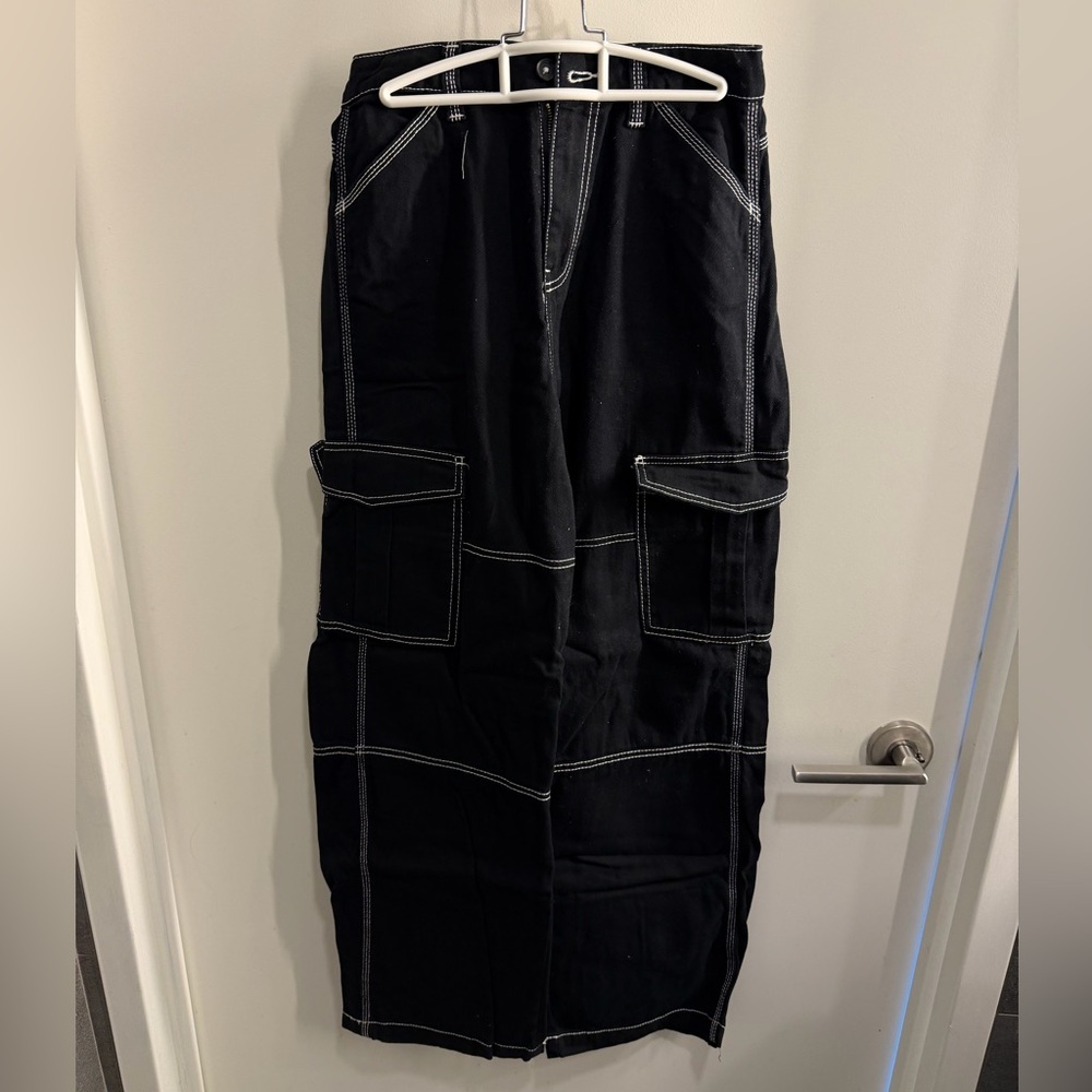 H&M Black Cargo Pants